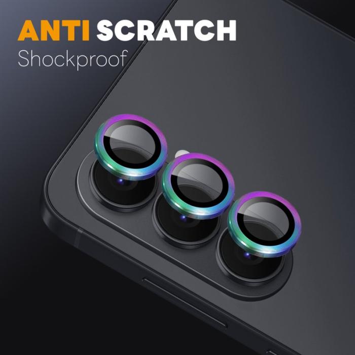 NORTHJO - NORTHJO Skärmskydd för Samsung Galaxy S26 Plus Härdat glas Ringfäste - Färgglad