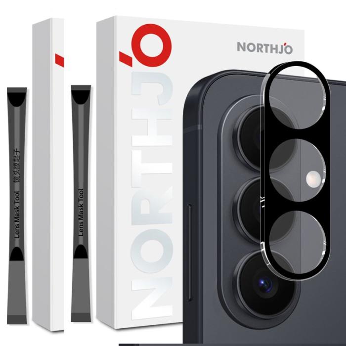 NORTHJO - NORTHJO Skärmskydd för Samsung Galaxy S26 Plus Kamera Skydd 3D - Transparent