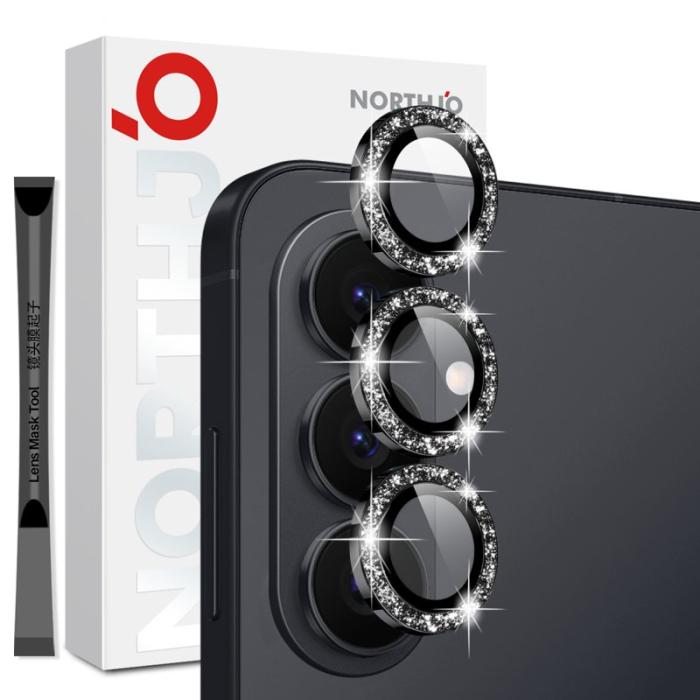 NORTHJO - NORTHJO Skärmskydd för Samsung Galaxy S26 Plus Kameraskydd Härdat Glas - Svart