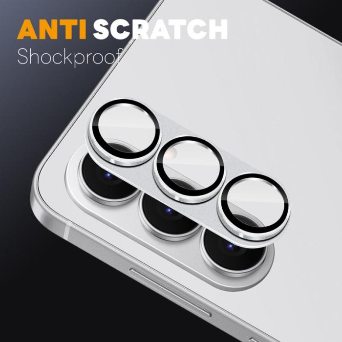 NORTHJO - NORTHJO Skärmskydd för Samsung Galaxy S26 Plus Kameraskydd Metall - Silver