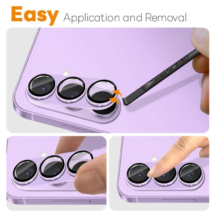 NORTHJO - NORTHJO Skärmskydd för Samsung Galaxy S26 Plus Kameraskydd Tempererat Glas Lila