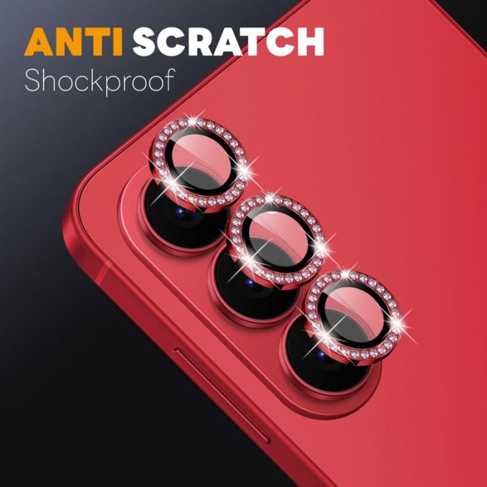 NORTHJO - NORTHJO Skärmskydd för Samsung Galaxy S26 Plus Kameraskydd Tempererat Glas - Röd