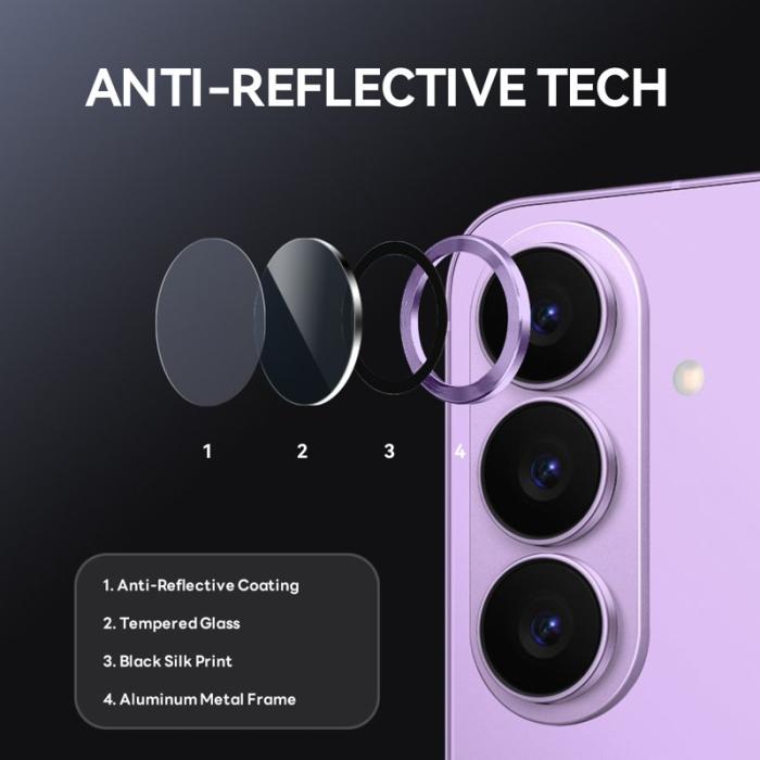 NORTHJO - NORTHJO Skärmskydd för Samsung Galaxy S26 Tempererat glas Kamera - Lila