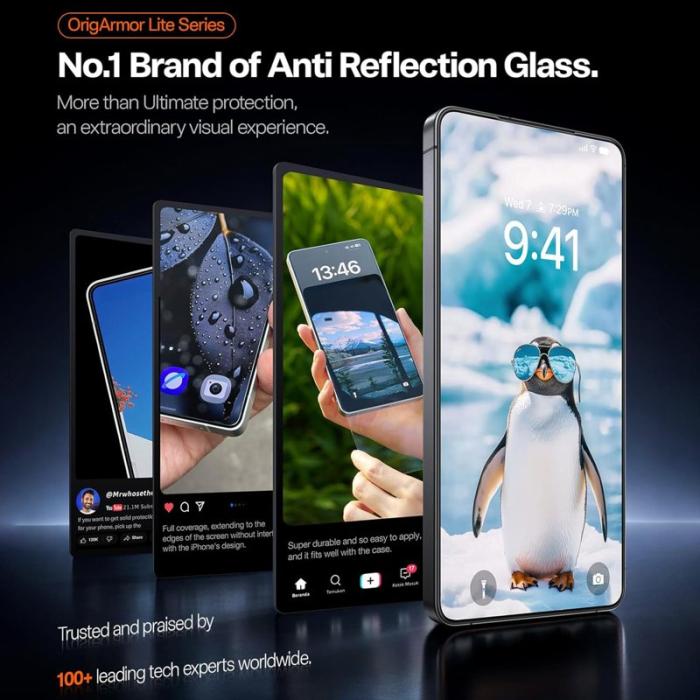 Torras - Torras Skärmskydd för Samsung Galaxy S26 Ultra 9H Härdat glas - Transparent