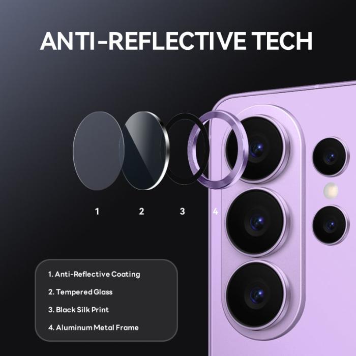 NORTHJO - NORTHJO Skärmskydd för Samsung Galaxy S26 Ultra Härdat glas Kamera - Lila