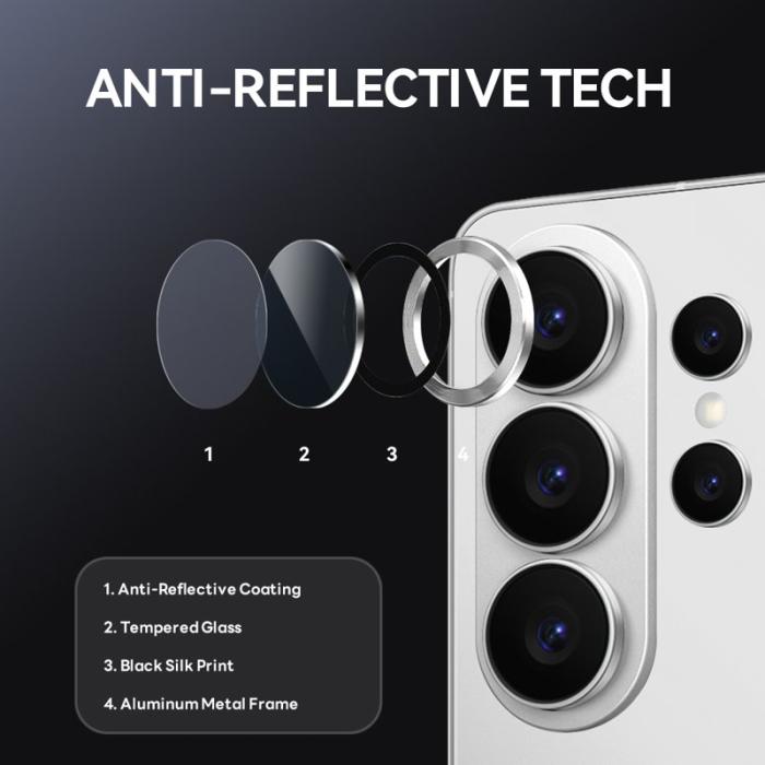 NORTHJO - NORTHJO Skärmskydd för Samsung Galaxy S26 Ultra Härdat glas Kamera - Silver