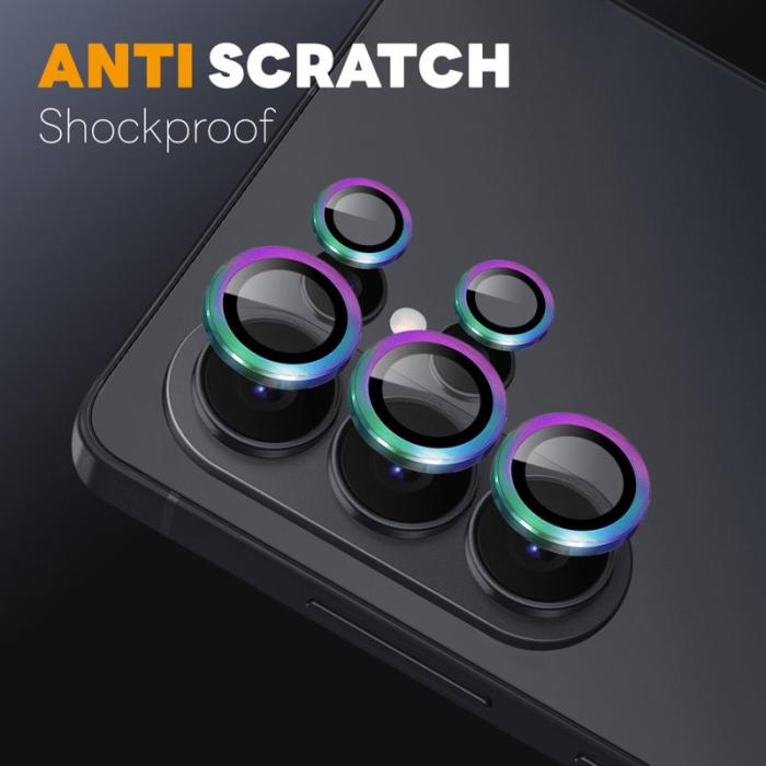 NORTHJO - NORTHJO Skärmskydd för Samsung Galaxy S26 Ultra Härdat glas + Ring - Färgglad