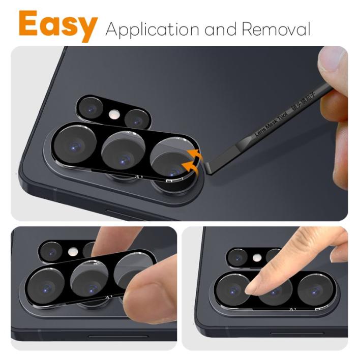 NORTHJO - NORTHJO Skärmskydd för Samsung Galaxy S26 Ultra Kamera Skydd 3D - Transparent