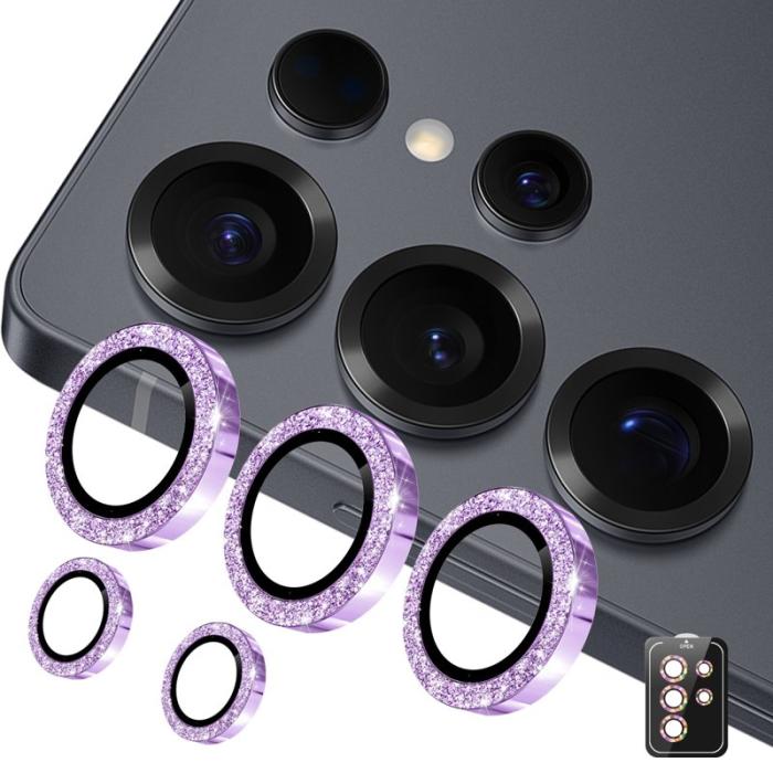 HAT PRINCE - Hat Prince Skärmskydd för Samsung Galaxy S26 Ultra Kamera Skydd Härdat Glas Lila