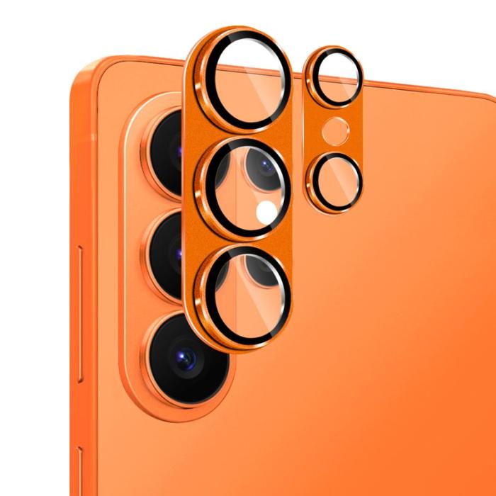 HAT PRINCE - Hat Prince Skärmskydd för Samsung Galaxy S26 Ultra Kamera Skydd Matte AR Orange