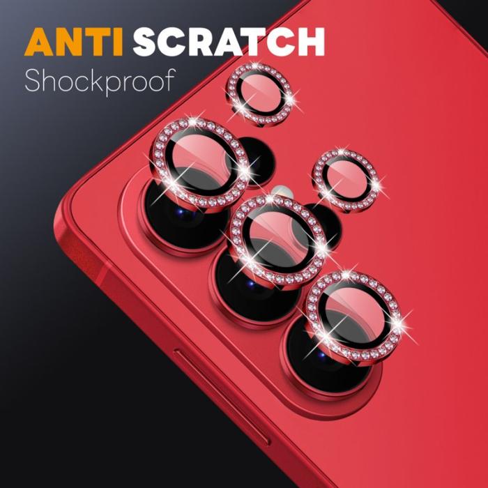 NORTHJO - NORTHJO Skärmskydd för Samsung Galaxy S26 Ultra Kamera Skydd - Röd