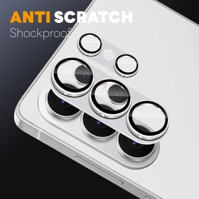 NORTHJO - NORTHJO Skärmskydd för Samsung Galaxy S26 Ultra Kameraskydd Metall - Silver