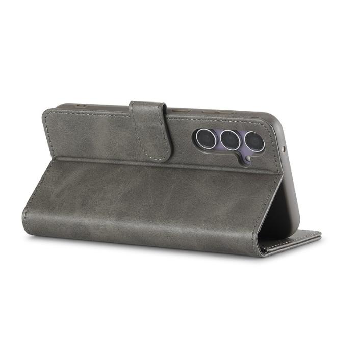 LC.imeeke - LC.IMEEKE Plånboksfodral för Samsung Galaxy S26 Konstläder - Grå