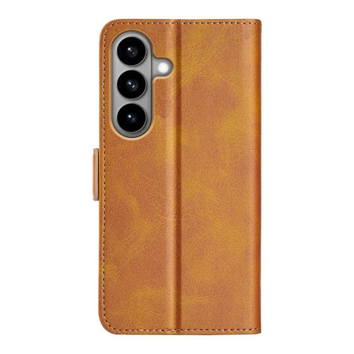 OEM - Plånboksfodral för Samsung Galaxy S26 Konstläder - Gul