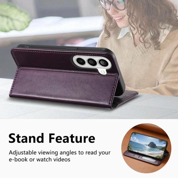 OEM - Plånboksfodral för Samsung Galaxy S26 Konstläder - Lila