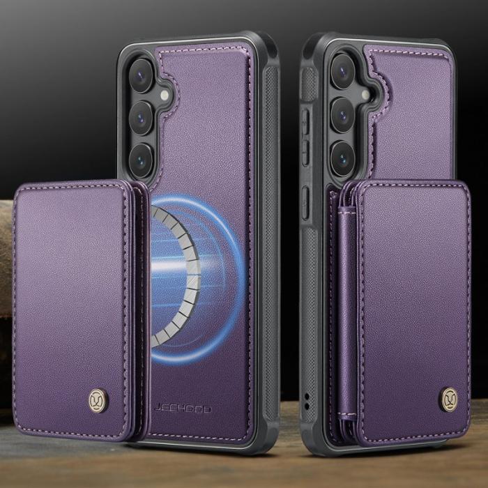 JEEHOOD - JEEHOOD Mobilfodral för Samsung Galaxy S26 Konstläder Magnetiskt - Lila