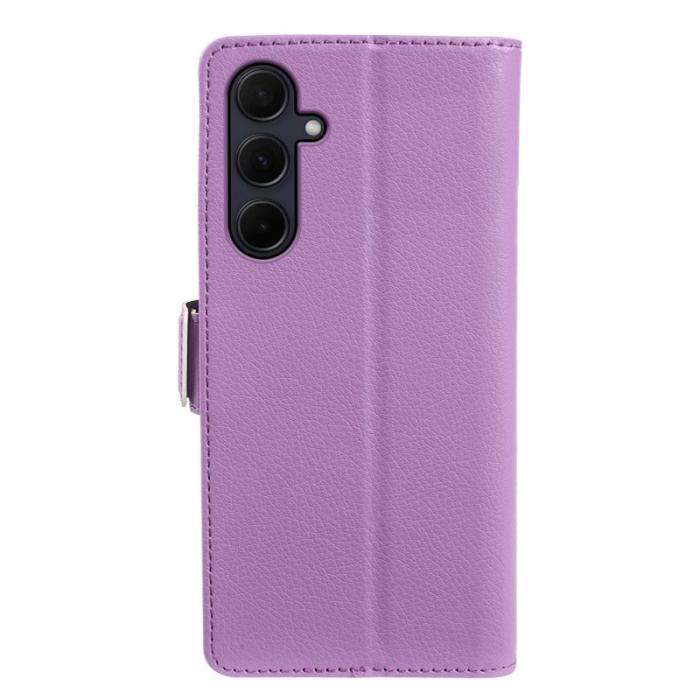 OEM - Plånboksfodral för Samsung Galaxy S26 Konstläder Magnetiskt - Lila