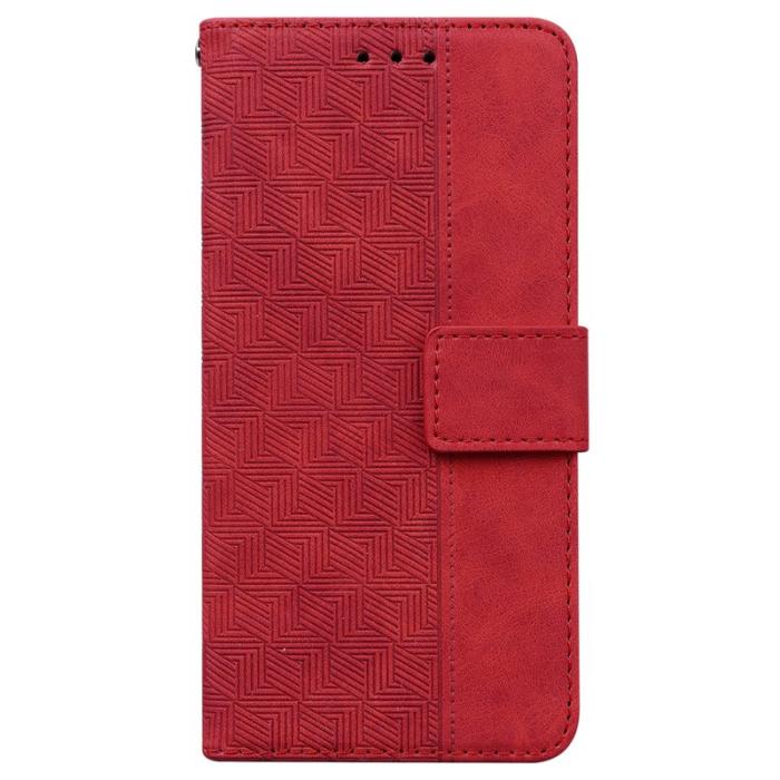 OEM - Plånboksfodral för Samsung Galaxy S26 Konstläder med handledsrem - Röd