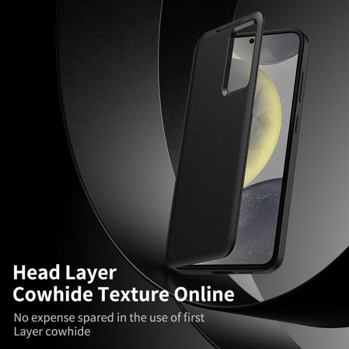 OEM - Mobilfodral för Samsung Galaxy S26 Konstläder med kortfack - Svart