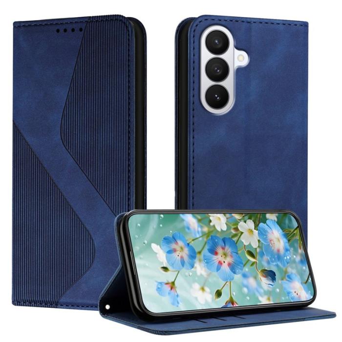 OEM - Plånboksfodral för Samsung Galaxy S26 Konstläder med Ställ - Blå