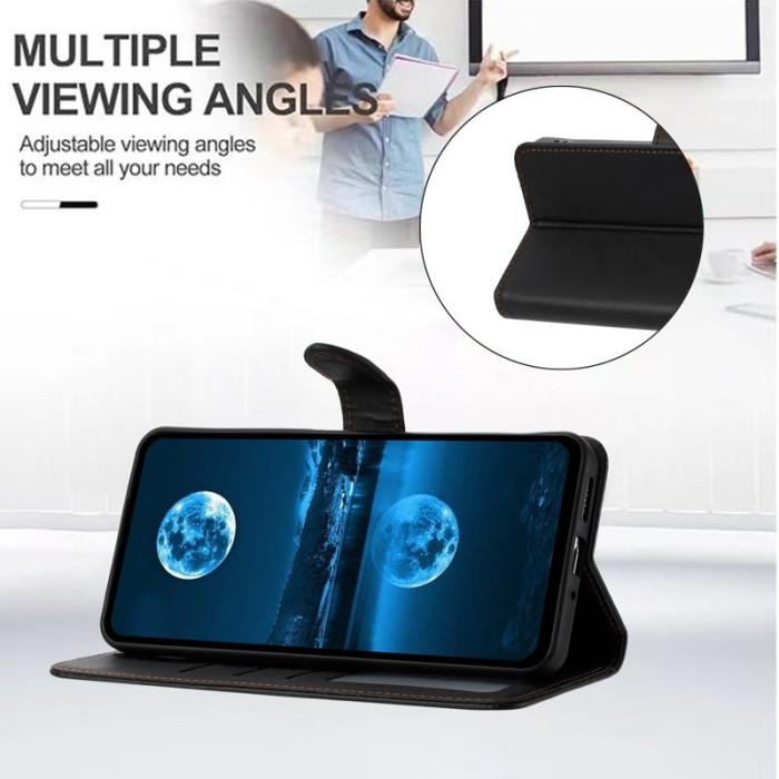 OEM - Plånboksfodral för Samsung Galaxy S26 Konstläder med ställ - Svart