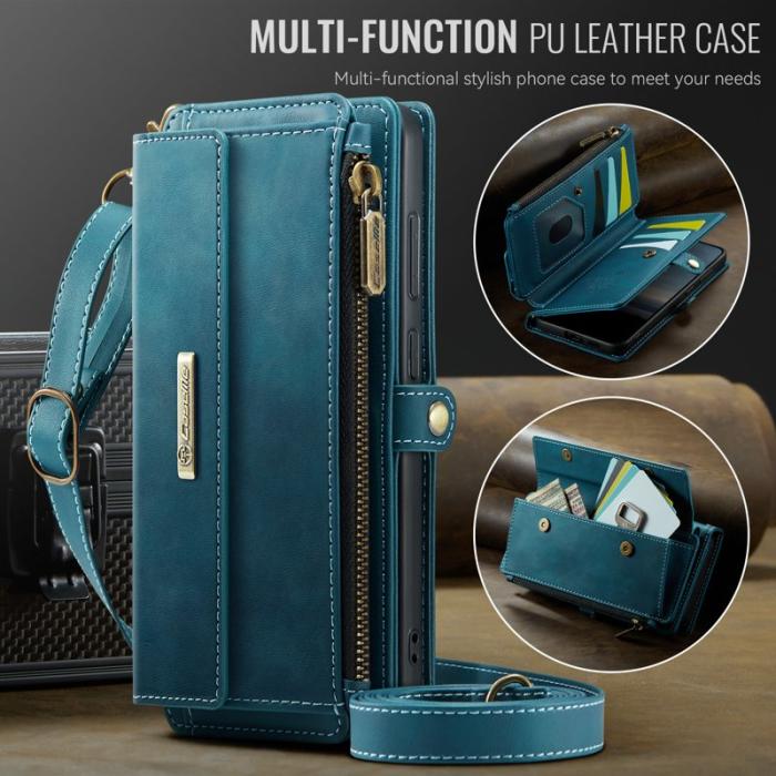 Caseme - CaseMe Plånboksfodral för Samsung Galaxy S26 Konstläder RFID - Grön