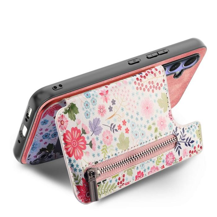 OEM - Mobilfodral för Samsung Galaxy S26 Konstläder RFID - Rosa