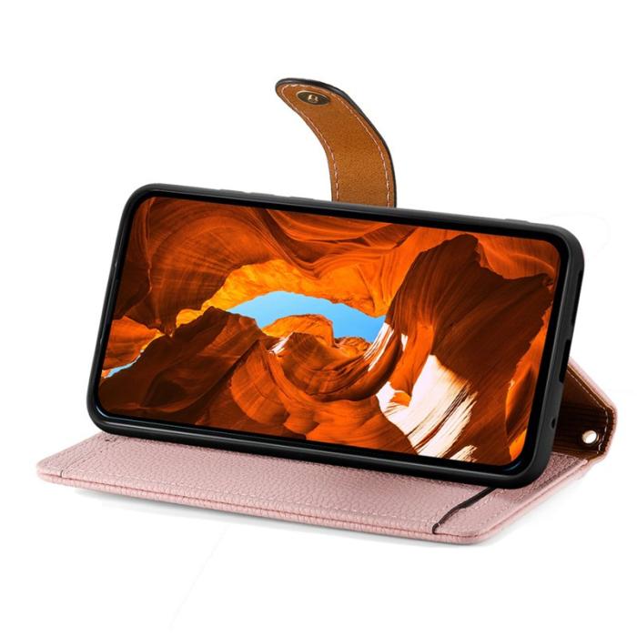 OEM - Plånboksfodral för Samsung Galaxy S26 Konstläder RFID - Rosa