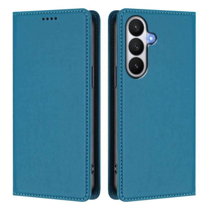 OEM - Plånboksfodral för Samsung Galaxy S26 Konstläder RFID - Sjöblå