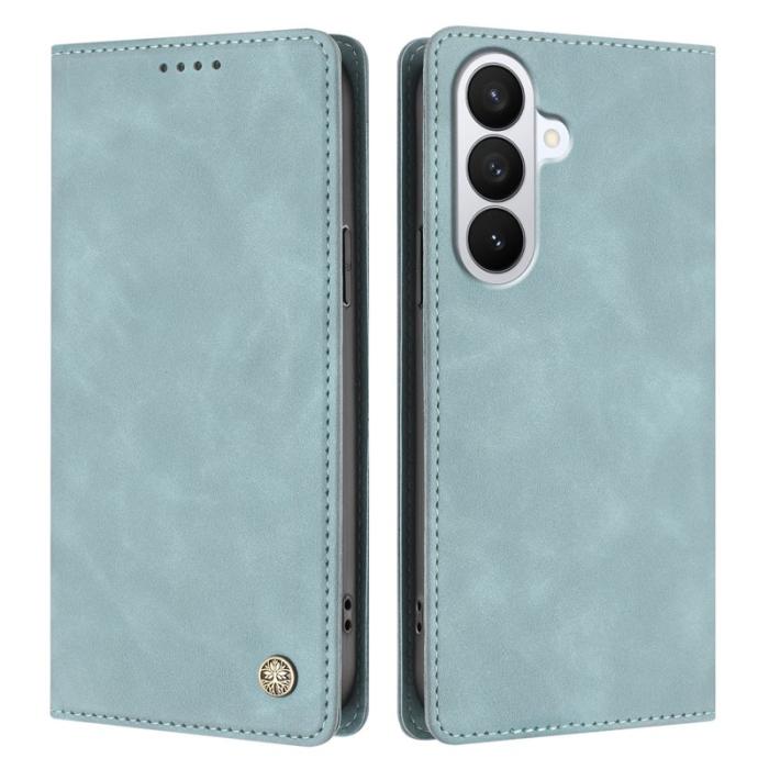 OEM - Plånboksfodral för Samsung Galaxy S26 Konstläder RFID - Sjöblå