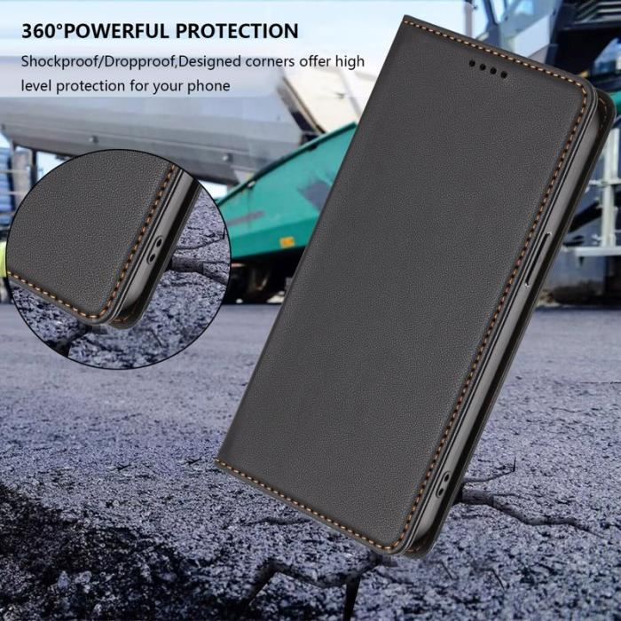 OEM - Plånboksfodral för Samsung Galaxy S26 Konstläder RFID - Svart