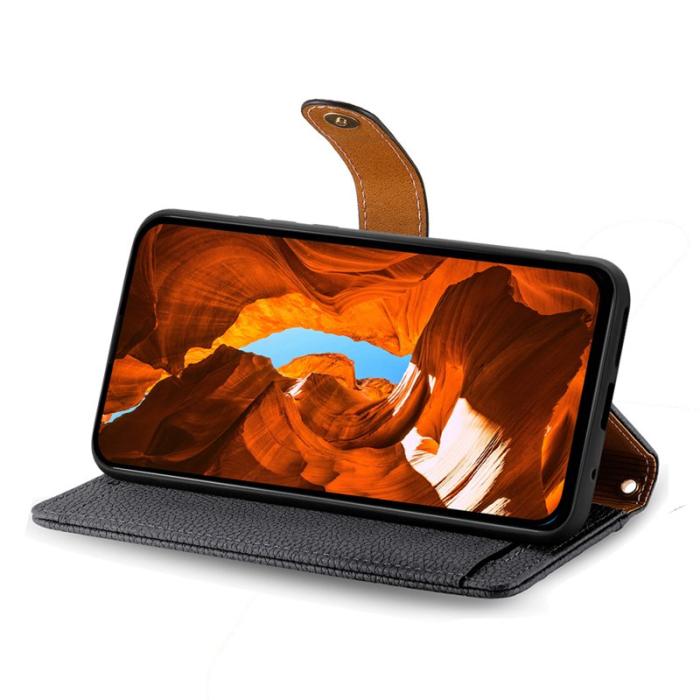 OEM - Plånboksfodral för Samsung Galaxy S26 Konstläder RFID - Svart