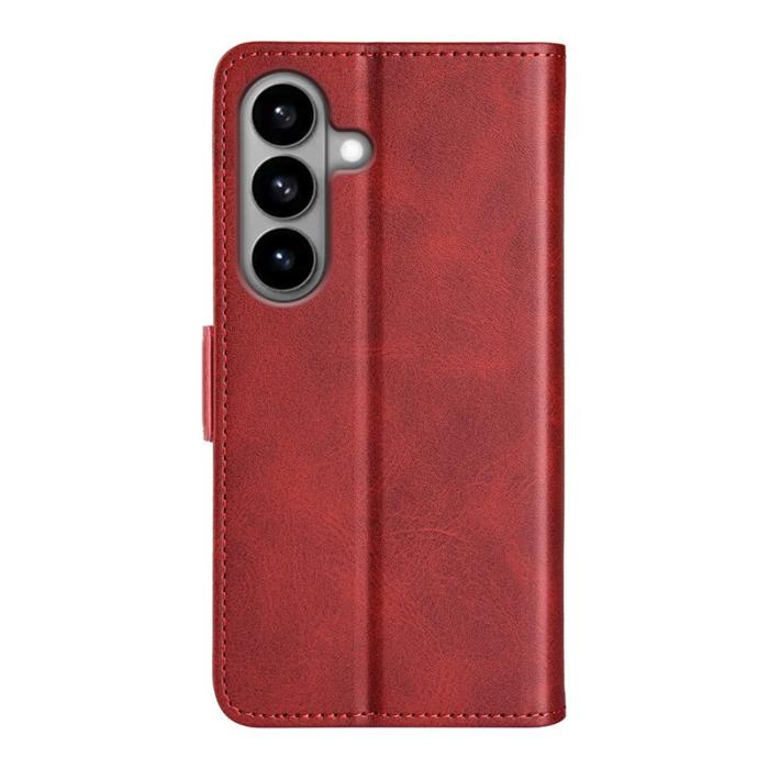 OEM - Plånboksfodral för Samsung Galaxy S26 Konstläder - Röd