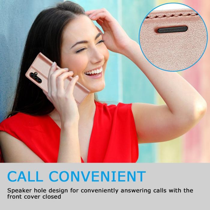 LC.imeeke - LC.IMEEKE Plånboksfodral för Samsung Galaxy S26 Konstläder - Roséguld