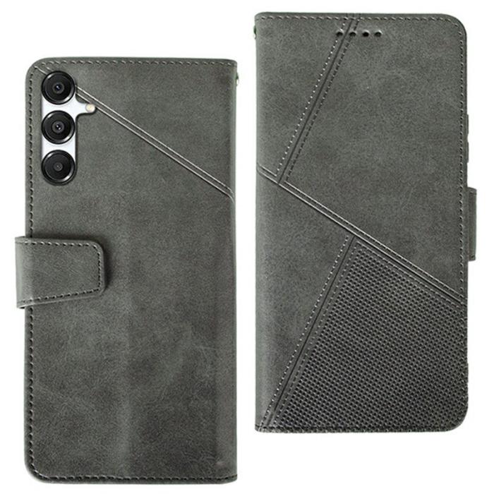 IDEWEI - IDEWEI Plånboksfodral för Samsung Galaxy S26 Konstläder Ställ - Grå