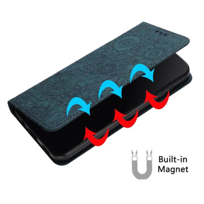 OEM - Plånboksfodral för Samsung Galaxy S26 Konstläder Ställ - Grön