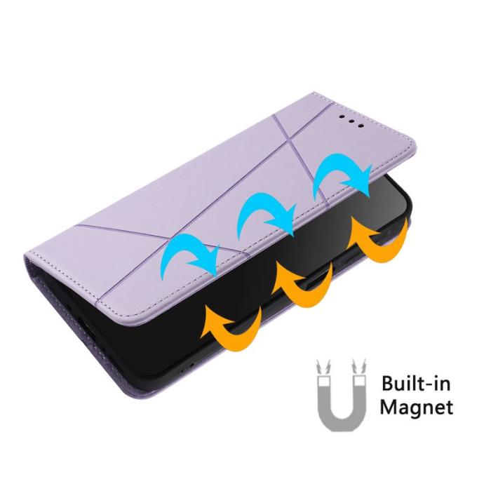 OEM - Plånboksfodral för Samsung Galaxy S26 Konstläder Ställ - Lila