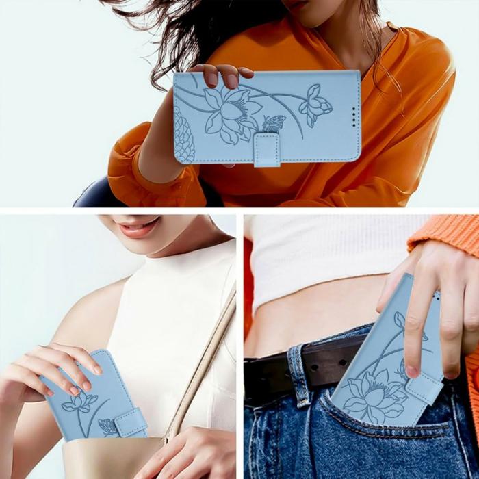 OEM - Plånboksfodral för Samsung Galaxy S26 Konstläder Stativ - Blå