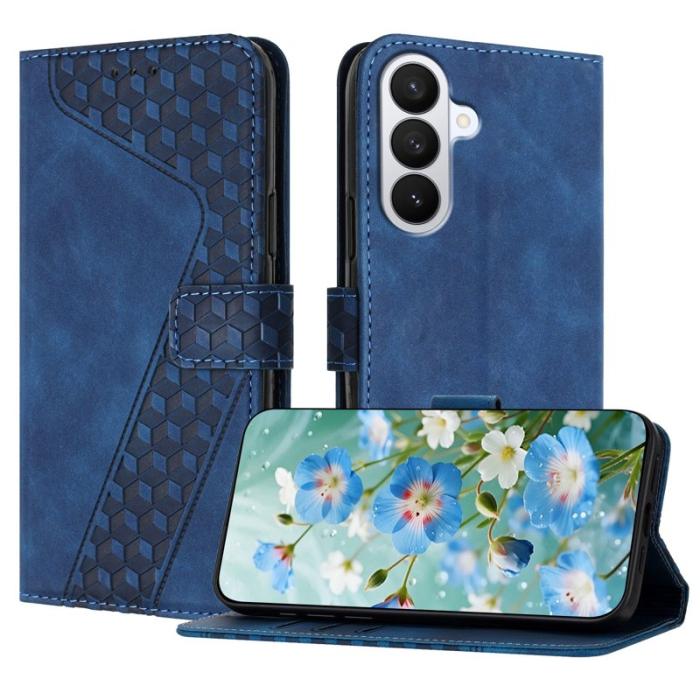 OEM - Plånboksfodral för Samsung Galaxy S26 Konstläder Stativ - Blå