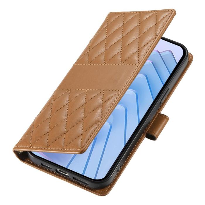 OEM - Plånboksfodral för Samsung Galaxy S26 Konstläder Stativ - Brun