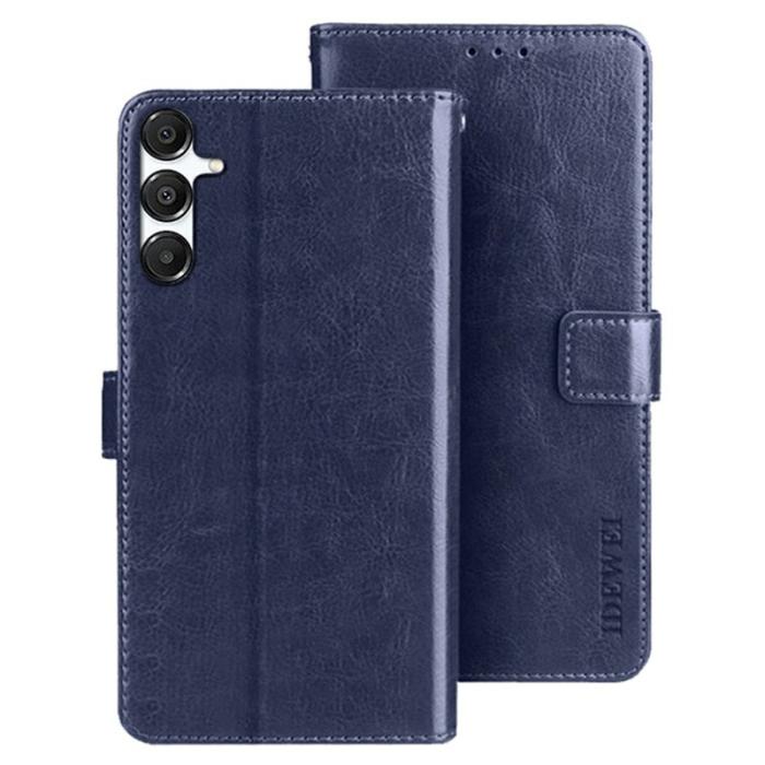 IDEWEI - IDEWEI Mobilfodral för Samsung Galaxy S26 Konstläder Stativ - Mörkblå