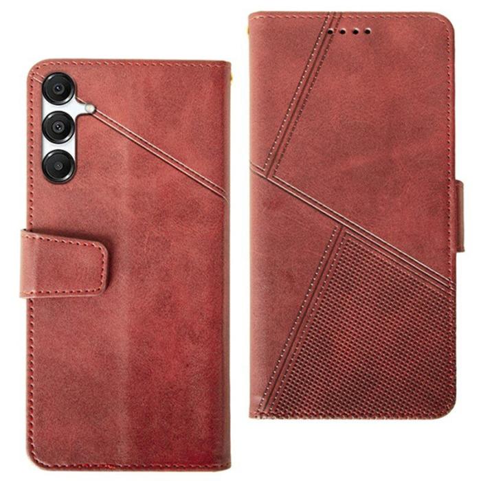 IDEWEI - IDEWEI Plånboksfodral för Samsung Galaxy S26 Konstläder Stativ - Röd