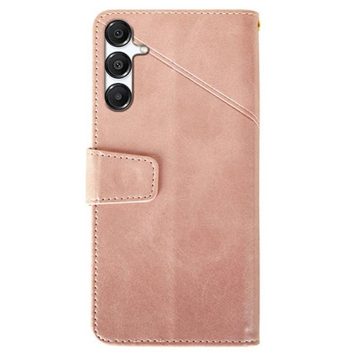 IDEWEI - IDEWEI Plånboksfodral för Samsung Galaxy S26 Konstläder Stativ - Rosa