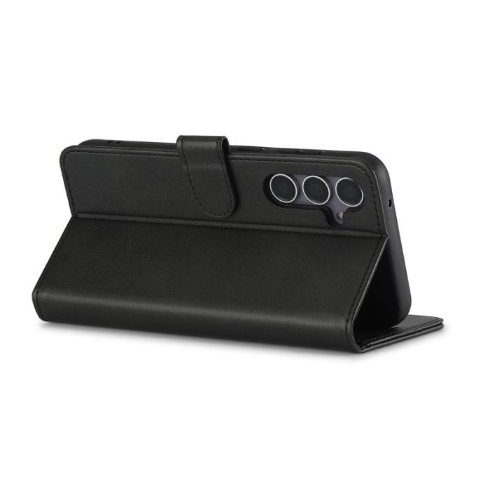 LC.imeeke - LC.IMEEKE Plånboksfodral för Samsung Galaxy S26 Konstläder - Svart