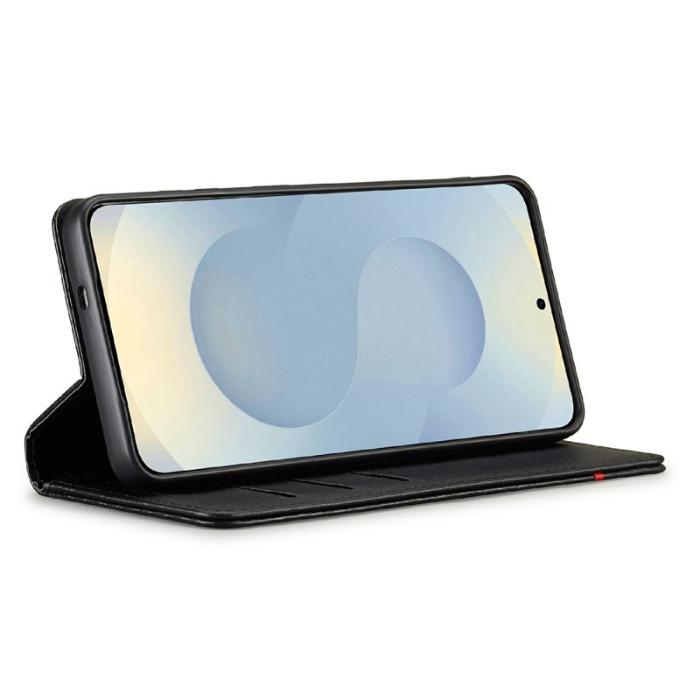 LC.imeeke - LC.IMEEKE Plånboksfodral för Samsung Galaxy S26 Konstläder - Svart