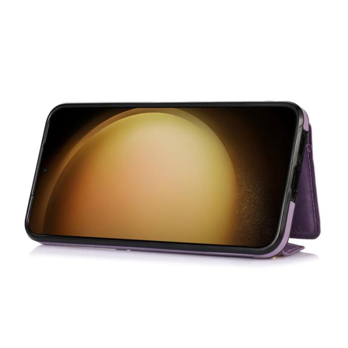 OEM - Mobilfodral för Samsung Galaxy S26 Konstläder + TPU - Lila