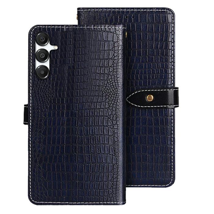 IDEWEI - IDEWEI Mobilfodral för Samsung Galaxy S26 Konstläder Flip - Blå