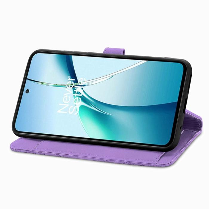 OEM - Plånboksfodral för Samsung Galaxy S26 Konstläder med rem - Lila