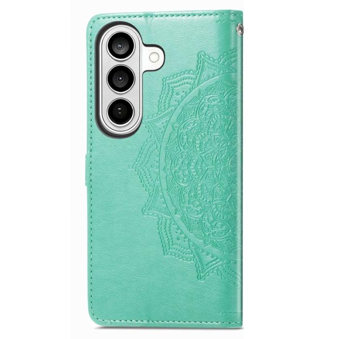 OEM - Plånboksfodral för Samsung Galaxy S26 Konstläder Ställ - Grön