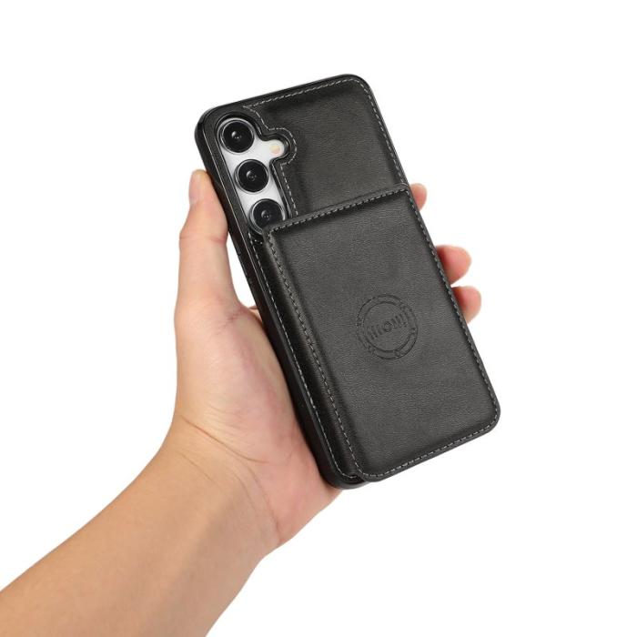 OEM - Mobilfodral för Samsung Galaxy S26 Kortfack Kickstand Konstläder - Svart